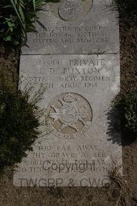 Wimereux Communal Cemetery - Buxton, John Davis
