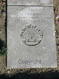 Wimereux Communal Cemetery - Callon, J