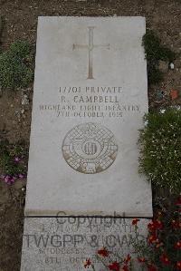 Wimereux Communal Cemetery - Campbell, R