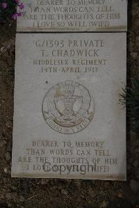 Wimereux Communal Cemetery - Chadwick, Thomas