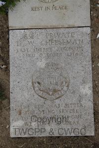 Wimereux Communal Cemetery - Cheeseman, Herbert William
