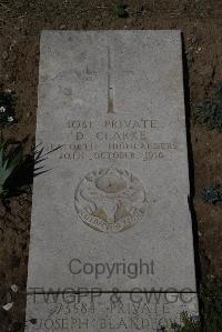 Wimereux Communal Cemetery - Clarke, D