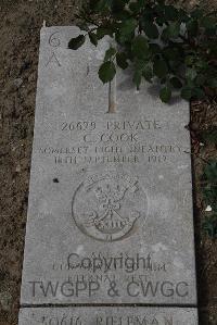 Wimereux Communal Cemetery - Cook, Charles