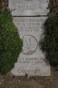 Wimereux Communal Cemetery - Cowan, William Albert