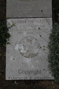 Wimereux Communal Cemetery - Cummings, Albert James