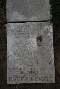 Wimereux Communal Cemetery - Cunningham, Frank Leonard