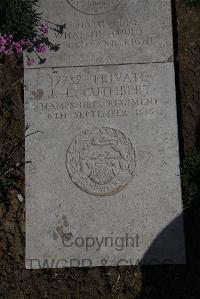 Wimereux Communal Cemetery - Cuthbert, J E