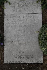 Wimereux Communal Cemetery - Darlington, Norman Alfred