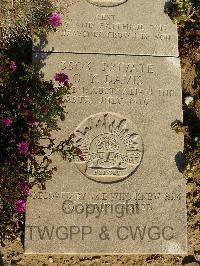 Wimereux Communal Cemetery - Davis, George Young