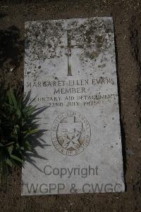 Wimereux Communal Cemetery - Evans, Margaret Ellen