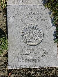 Wimereux Communal Cemetery - Fitzgerald, Gilbert Langtree