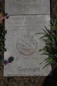 Wimereux Communal Cemetery - Foster, Francis John