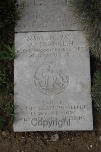 Wimereux Communal Cemetery - Franklin, James