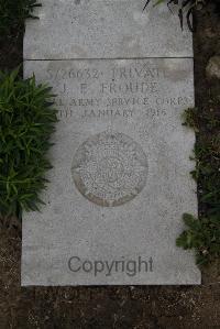 Wimereux Communal Cemetery - Froude, James Edward