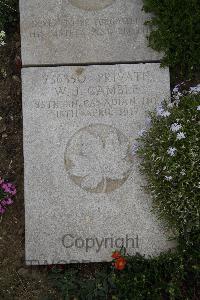 Wimereux Communal Cemetery - Gamble, W J