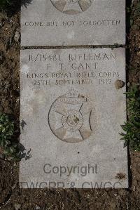 Wimereux Communal Cemetery - Gant, F T