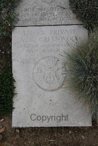 Wimereux Communal Cemetery - Greenwood, A G