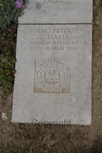 Wimereux Communal Cemetery - Halls, J