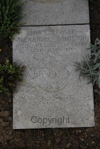 Wimereux Communal Cemetery - Hamilton, Alexander