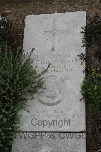 Wimereux Communal Cemetery - Hanson, Alfred