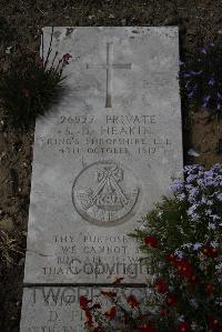 Wimereux Communal Cemetery - Heakin, Samuel David