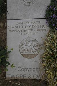Wimereux Communal Cemetery - Hunt, Stanley Gordon
