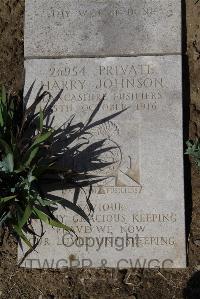 Wimereux Communal Cemetery - Johnson, Harry