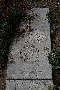 Wimereux Communal Cemetery - Johnson, William Richard