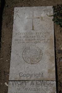 Wimereux Communal Cemetery - Kirkpatrick, John