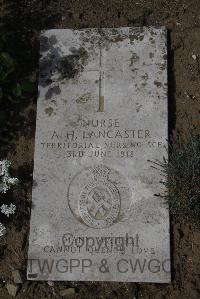 Wimereux Communal Cemetery - Lancaster, Alice Hilda