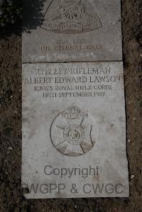 Wimereux Communal Cemetery - Lawson, Albert Edward