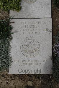 Wimereux Communal Cemetery - Leather, Cyril
