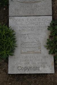 Wimereux Communal Cemetery - Longster, Thomas George