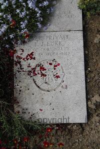 Wimereux Communal Cemetery - Luke, Thomas John