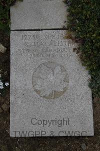 Wimereux Communal Cemetery - MacAlister, George