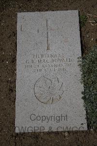 Wimereux Communal Cemetery - MacDonald, Graham Brymner