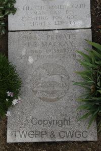 Wimereux Communal Cemetery - MacKay, James Bannerman