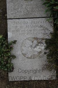 Wimereux Communal Cemetery - Manning, P W