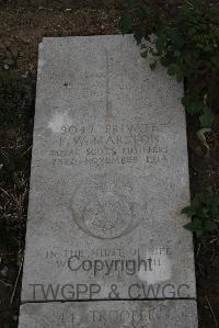 Wimereux Communal Cemetery - Marston, Francis William