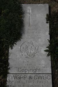 Wimereux Communal Cemetery - Maryon, John Frederick