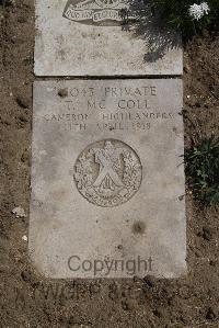 Wimereux Communal Cemetery - McColl, T