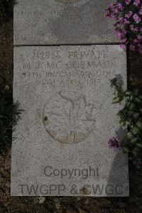 Wimereux Communal Cemetery - McCormack, M J