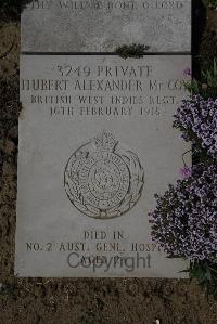 Wimereux Communal Cemetery - McCoy, Hubert Alexander