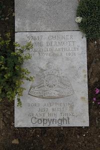 Wimereux Communal Cemetery - McDermott, Arthur