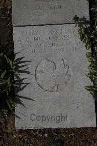 Wimereux Communal Cemetery - McDonald, Alexander Daniel
