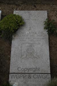 Wimereux Communal Cemetery - McHugh, William