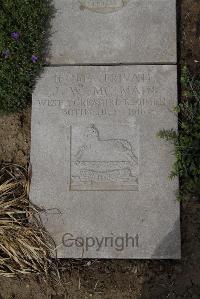 Wimereux Communal Cemetery - McMain, John William