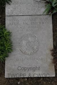Wimereux Communal Cemetery - McPherson, Alex
