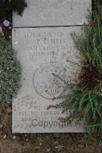 Wimereux Communal Cemetery - Mees, Percy Edwin