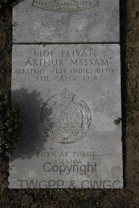 Wimereux Communal Cemetery - Messam, Arthur